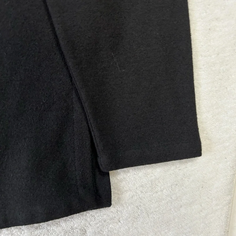 Eileen Fisher Womens Size S Black Long Sleeve Wool Cardigan Sweater (J8)